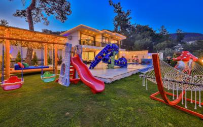 Villa Peri Masalı, Lüks Bahçeli Kapalı Havuzlu Balayı Villası