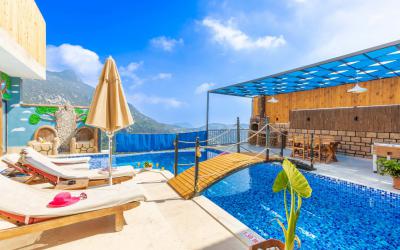 Villa Dimare 2, Isıtmalı Havuzlu Jakuzili Balayı Villası