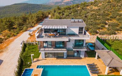 Villa Kalkan Zümrüt, Deniz Manzaralı Balayı Villası
